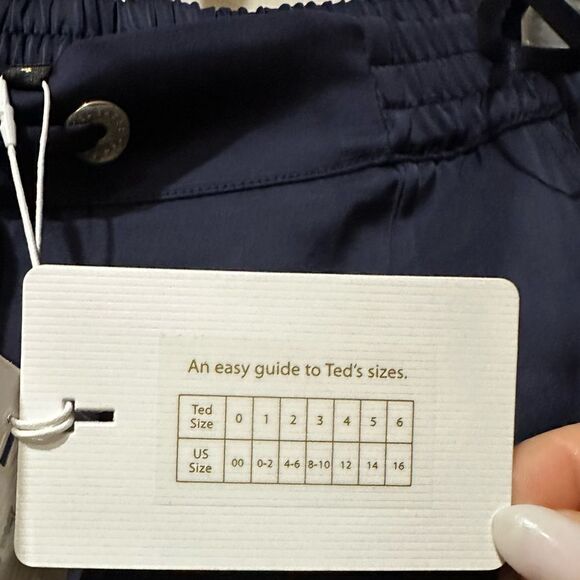 TED Baker Trouser Dressy Torily High Waisted Trousers 
Draw string Slacks NWT - Picture 9 of 15